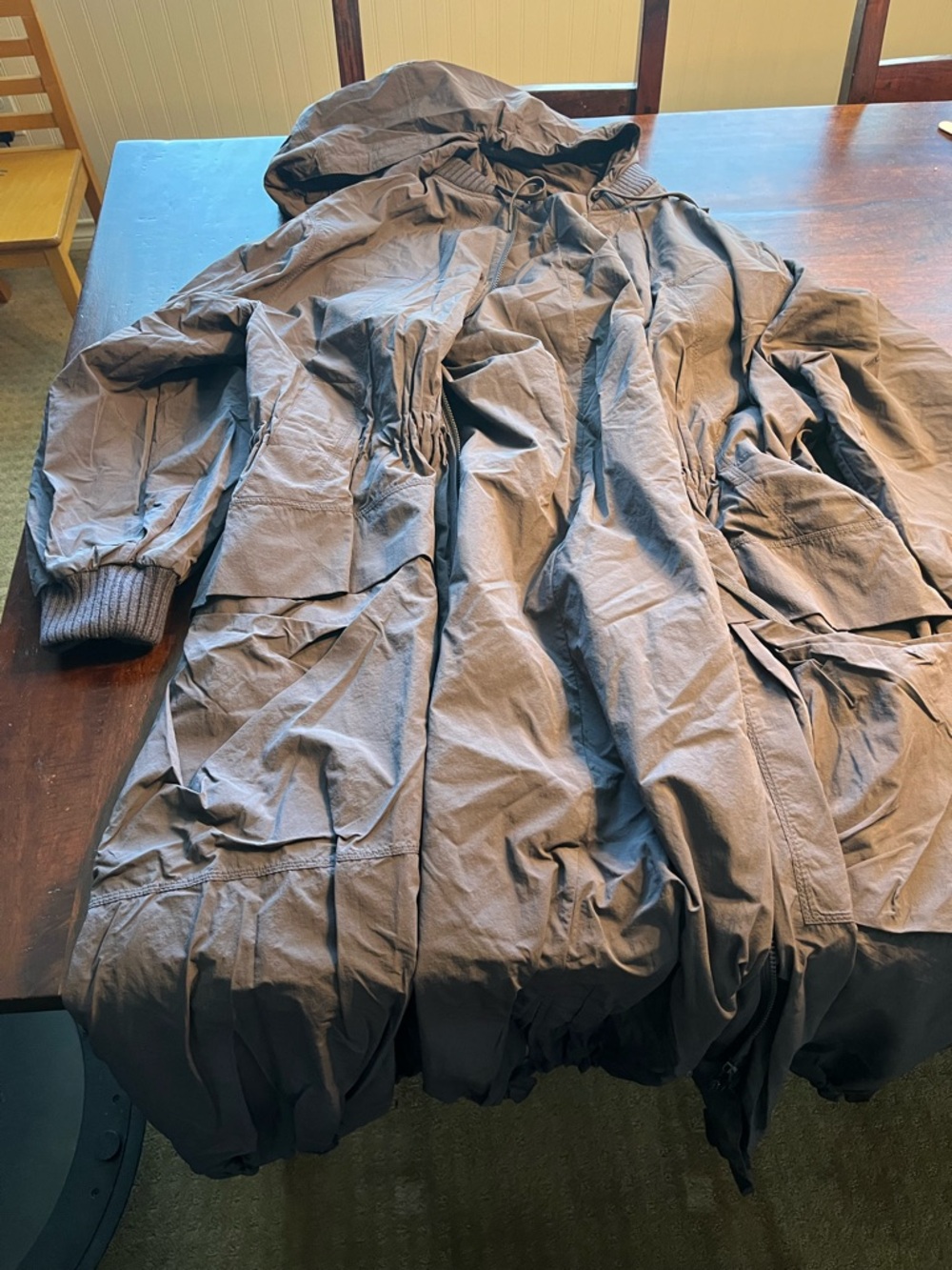 Sweaty Betty Brown Hooded Lightweight Parka